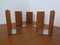 Danish Teak and Metal Bookends, 1960s, Set of 5 7