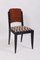 French Art Deco Rosewood Chairs by Jules Leleu, Set of 6, Image 1