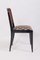 French Art Deco Rosewood Chairs by Jules Leleu, Set of 6 4