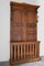 French Provincial Louis XV Coat Rack in Carved Chestnut and Wrought Iron, Image 3