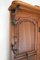Appendiabiti provinciale Luigi XV in legno di castagno intagliato e ferro battuto, Immagine 9