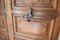 Appendiabiti provinciale Luigi XV in legno di castagno intagliato e ferro battuto, Immagine 12