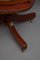 English Mahogany Revolving Office Chair, Image 3