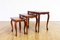 Louis XV Style Nesting Tables in Cherry, Set of 3, Image 1