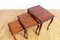Louis XV Style Nesting Tables in Cherry, Set of 3, Image 2