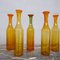 French Glass Decorative Bottles, Set of 17 1