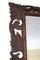 Florentine Carved Padauk Overmantle Wall Mirror 6