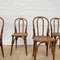 Wood and Cane Bistro Chairs by Michael Thonet for Thonet, 1930s, Set of 4 5