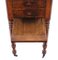 19th Century Victorian Burr Walnut Drop-Leaf Worktable, 1880s 7