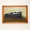 Antique Victorian Oil Painting of Steam Locomotive Train 3