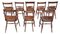 Mid-19th Century Elm & Beech Oxford Knife-Back Kitchen Dining Chairs, Set of 8 5
