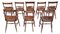 Mid-19th Century Elm & Beech Oxford Knife-Back Kitchen Dining Chairs, Set of 8, Image 5