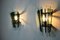 Crystal Sconces from Veca, Italy, 1970s, Set of 2 2
