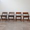 Chaises de Salle à Manger Bibliothèque Mid-Century par Pierre Jeanneret, Set de 4 12