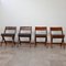 Mid-Century Library Esszimmerstühle von Pierre Jeanneret, 4er Set 12