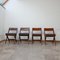 Sedie da pranzo Mid-Century di Pierre Jeanneret, set di 4, Immagine 6