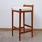 Schwedischer Mid-Century Teak Barhocker 3