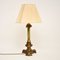Antique Victorian Brass Table Lamp 3