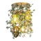 Flower Power Romantic Roses Round Chandelier with Crystal Egg Lamps from VGnewtrend, Italy 1