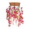 Lampadario quadrato a cascata Flower Power color fucsia di Vgnewtrend, Italia, Immagine 1