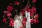 Kleiner runder Flower Power Fuchsia Magnolia Kronleuchter von Vgnewtrend, Italien 9