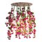 Großer runder pinkfarbener Flower Power Cascade Kronleuchter von VGnewtrend, Italy 1