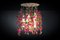 Large Round Flower Power Fuchsia Cascade Chandelier in Fuchsia Color from VGnewtrend, Italy 2