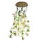 Small Round Flower Power Fuchsia Cascade Chandelier in Pink-Cream Color from VGnewtrend, Italy 1