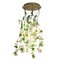 Small Round Flower Power Fuchsia Cascade Chandelier in Pink-Cream Color from VGnewtrend, Italy, Image 1