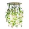 Large Round Flower Power Fuchsia Cascade Chandelier in Pink-Cream Color from VGnewtrend, Italy 1