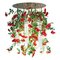 Grand Lustre Flower Power avec Roses Rouges Sauvages de Vgnewtrend, Italie 1