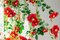 Grand Lustre Flower Power avec Roses Rouges Sauvages de Vgnewtrend, Italie 4