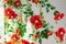 Lampadario grande Flower Power con rose rosse di Vgnewtrend, Italia, Immagine 4