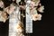 Kleiner runder Flower Power Magnolia Kronleuchter in Rosa-Creme von VGnewtrend, Italy 4