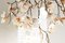 Kleiner runder Flower Power Magnolia Kronleuchter in Rosa-Creme von VGnewtrend, Italy 7