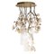 Small Round Flower Power Pink-Cream Magnolia Chandelier from VGnewtrend, Italy 1