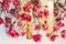 Flower Power Fuchsia Magnolia Chandelier with 24k Gold Pipes from VGnewtrend, Italy, Image 4