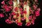 Flower Power Fuchsia Magnolia Chandelier with 24k Gold Pipes from VGnewtrend, Italy 3