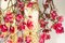Flower Power Fuchsia Magnolia Kronleuchter mit 24 Karat Gold Rohren von Vgnewtrend, Italien 5