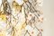 Flower Power Pink-Cream Magnolia Kronleuchter mit 24 Karat Gold Rohren von Vgnewtrend, Italien 6