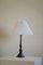 Large Danish Modern Diskometal Table Lamp from Just Andersen, 1920s, Image 1