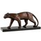 Art Deco Bronze Sculpture of Walking Panther by Bracquemond, 1930, Image 1