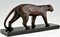 Art Deco Bronze Sculpture of Walking Panther by Bracquemond, 1930 6