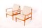 Model FD-118 Easy Chairs by Grete Jalk for France & Søn / France & Daverkosen, 1960s, Set of 2 3