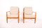 Model FD-118 Easy Chairs by Grete Jalk for France & Søn / France & Daverkosen, 1960s, Set of 2 1