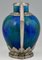 Art Deco Vasen aus blauer Keramik & Bronze von Paul Milet für Sèvres, 1920, 2er Set 5