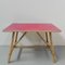 Bamboo Dining Table with Formica Top, Image 1