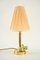 Art Deco Table Lamp with Fabric Shade, Vienna, 1920s 1