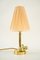 Art Deco Table Lamp with Fabric Shade, Vienna, 1920s, Image 1