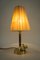 Art Deco Table Lamp with Fabric Shade, Vienna, 1920s, Image 2